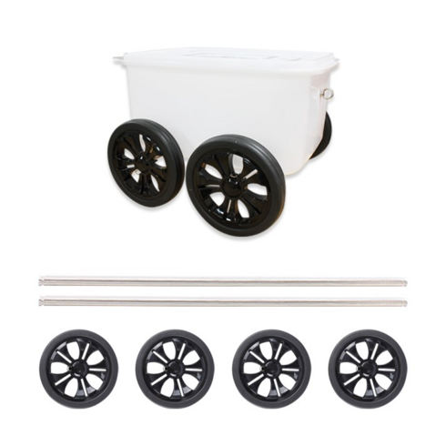 2023년 가성비 최고 조과통 - 해루질 조과통 바퀴 20cm 4p + 스텐봉2p 세트, 조과바퀴4p+스텐봉2p