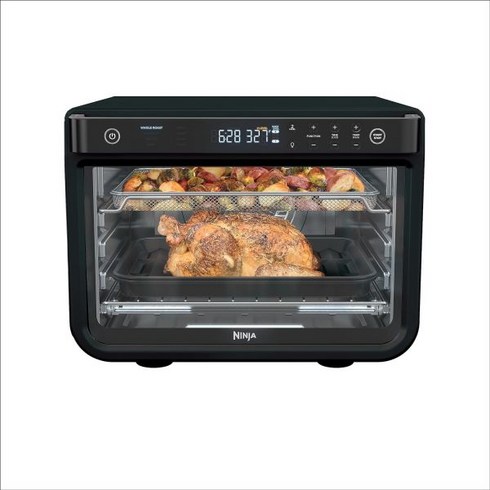 닌자 NINJA DT251 Foodi 스마트 XL 에어 프라이 오븐, Black, Convection Toaster Oven