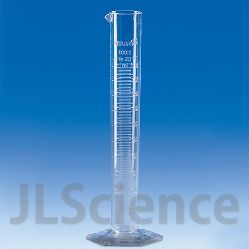 (JLS) Vitlab 플라스틱 메스실린더 (SAN 재질) (10~50ml) Graduated Cylinder SAN Vitlab - Germany, 10ml 1ea, 1개