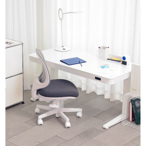 iwa desk 전동 높낮이조절 초등 학생 컴퓨터책상 어린이 입학선물 디플라노 책상, 56cm~88cm