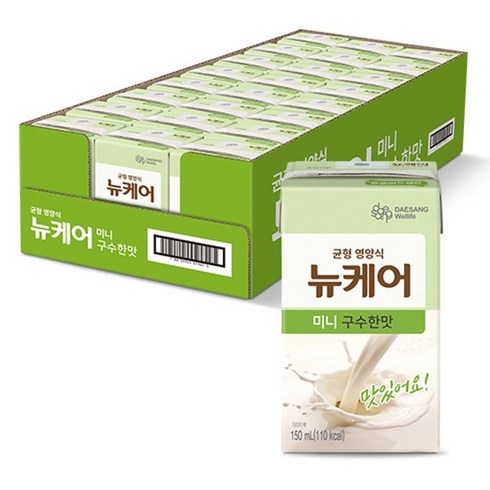 뉴케어 [대상웰라이프] 뉴케어 미니 구수한맛 150ml 24팩 1박스, 단일옵션,상세 설명 참조, 32팩