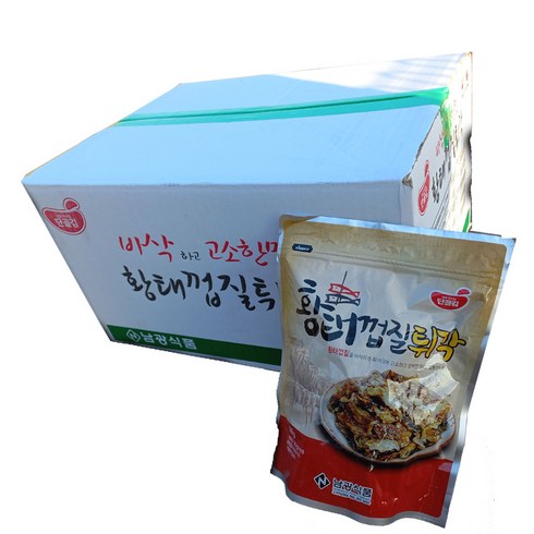 남광식품 황태껍질튀각(100g * 15봉 / 1박스)밑반찬 안주 간식용, 100g, 15개