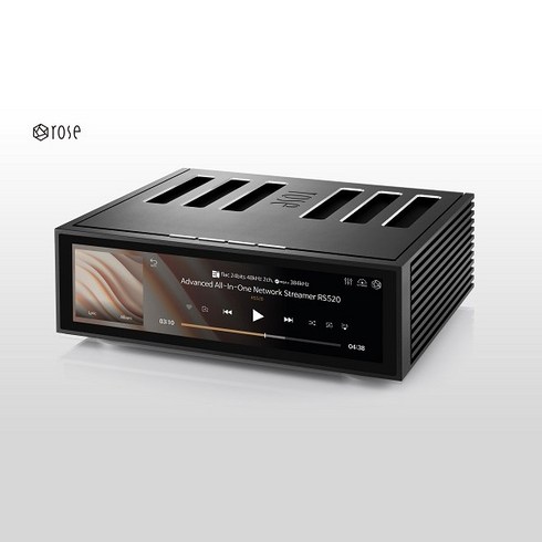 하이파이로즈 RS520 네트워크 올인원앰프 (블랙), 블랙