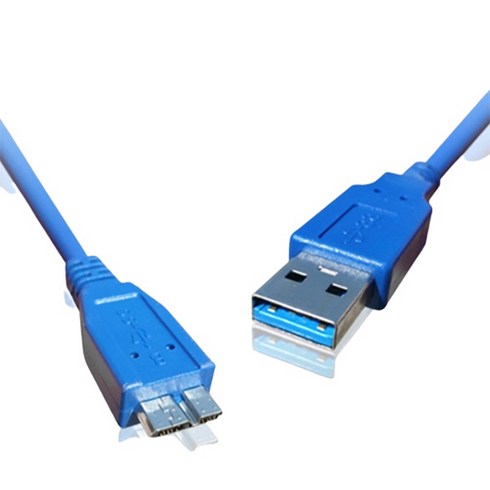 랜스타 USB 3.0 마이크로 B 케이블 LS-USB3.0-AMMIC-5M, 1개, 5m