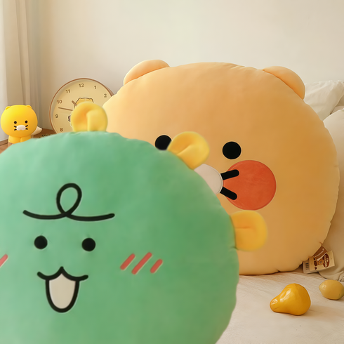 카카오프렌즈 춘식이쿠션 니니즈 조르디쿠션 대형쿠션, 춘식이얼굴