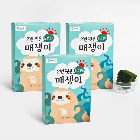 이유식매생이 - [바다모음] 사계절 간편 매생이 (1.5gx4)x3ea, 3개, 1.5g