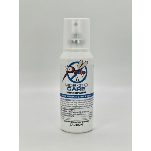 Moskito Moisturizing Insect Repellent 모스키토 모기 벌레 퇴치 스프레이 95ml (3.2oz), 1개, 1개