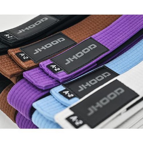 Jhood '올드 스쿨' 주짓수 벨트, 브라운