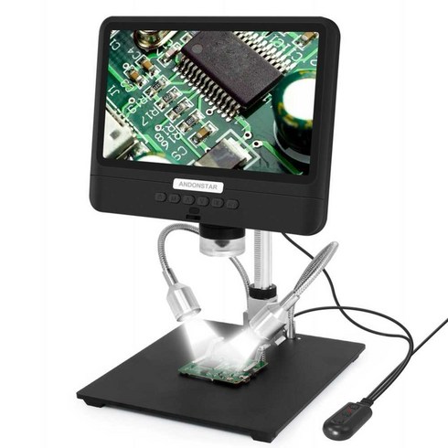 7인치 초고화질 1200만 현미경 수리 전자 회로 기판, AD208-9인치-12MP+32G카드