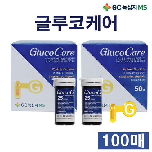 glucocare - 글루코케어 혈당시험지, 50개, 2개