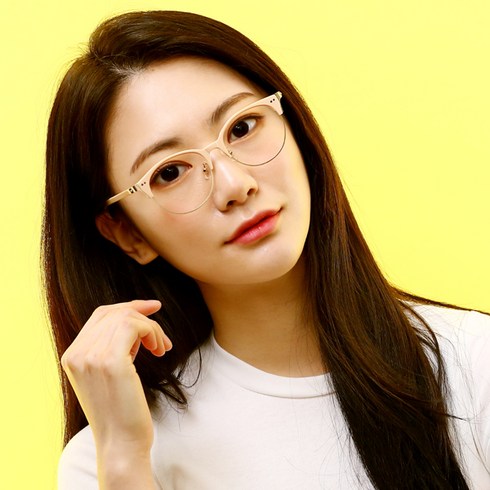 펜디면세점 - 페니레인 BLOSSOM 베이지컬러 고급 하금테 패션안경 면세점브랜드 PENNY LANE 블라썸