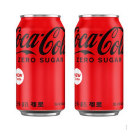 2023년 가성비 최고 제로콜라 - 코크제로 코카콜라 제로 캔, 355ml, 24개