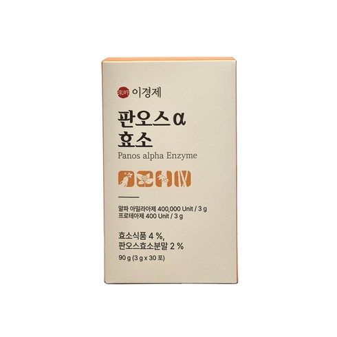 래오이경제 판오스 알파 효소 1박스 30포, 3g