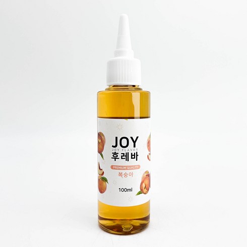 베이핑두액상 - 조이라이프 조이후레바 100ml 식품첨가물 슬라임향료 슬라임향 재료 향료 액상, 복숭아 100ml