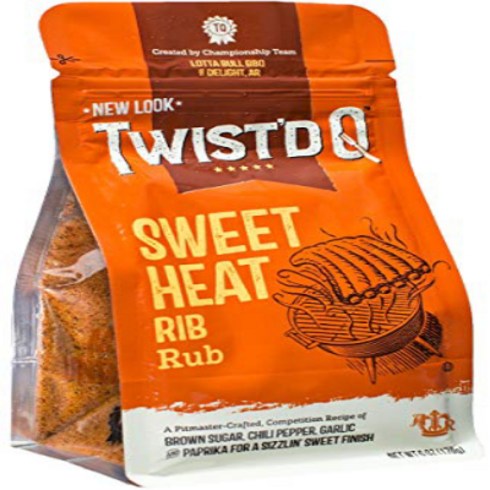 rematrixtbswhi/rhss - Twist'd Q Sweet Heat Rib Rub - American Royal - Lotta Bull BBQ, 1개