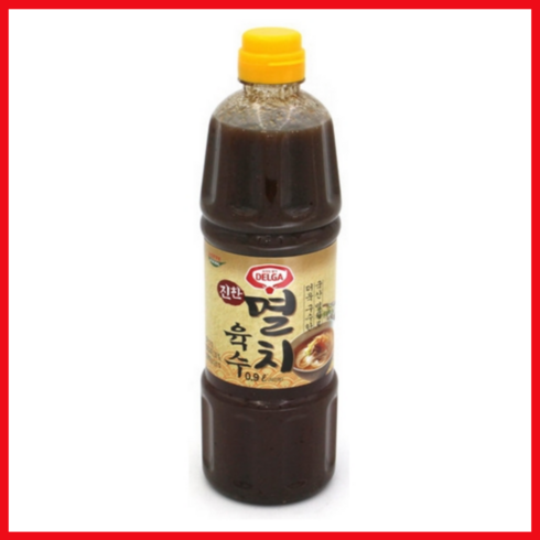 롯데푸드 델가 진한 멸치육수 0.9L 2개, 900ml, 12개