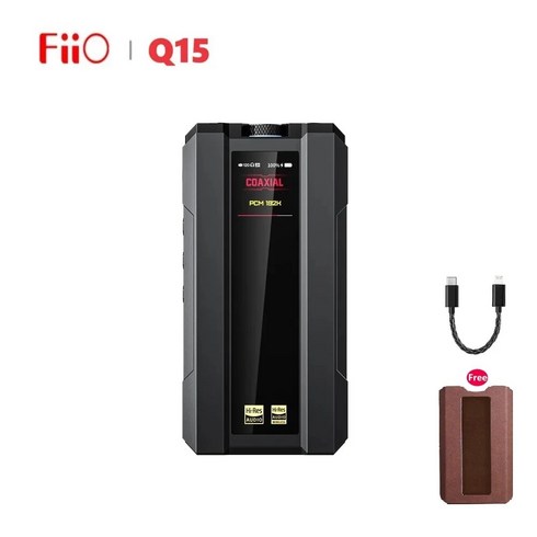 2024년 가성비 최고 FIIO Q15 - FiiO Q15 MQA USB DAC AMP 고해상도 오디오 헤드폰 앰프 플레이어 HIFI 디코더 블루투스 5.1 3.5m 4.4mm PCM768 DSD512, 1.은