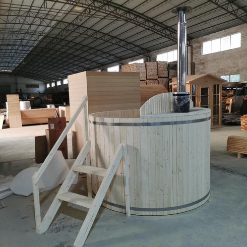 야외 원목스파 히노끼탕 온천 나무 욕조 나혼산 박나래 500x900mm 6인용, 1개