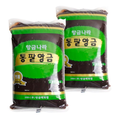 앙금나라 통팥앙금 10kg / 앙버터 단팥빵 찹쌀떡 팥빙수 붕어빵, 2포, 5kg