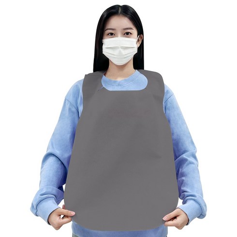 웨어리스 일회용 앞치마 라이트 1000매 / 식당 손님용 앞치마, 그레이, 1박스