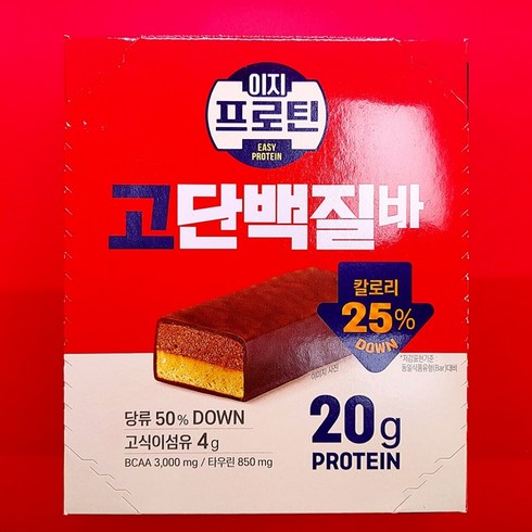 이지프로틴 고단백질바60g X24개 (개당195kcal), 24개, 60g