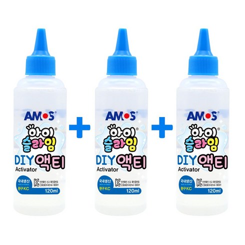 아모스 아이슬라임 액티 120ml 3개