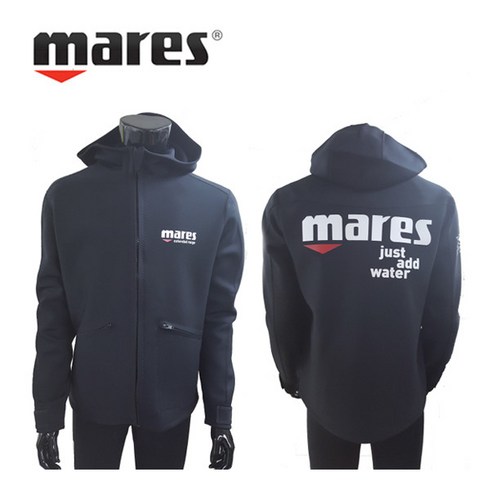 [마레스 MARES] 방풍자켓 네오프렌 자켓, 검정
