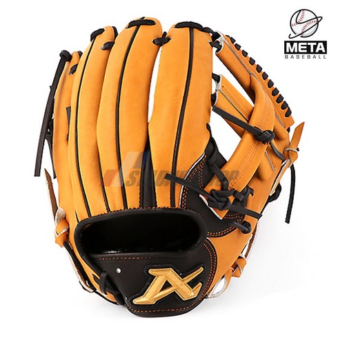 아톰즈 재팬 TAN 라인업 내야 글러브 11.5인치 블랙/탄 APK-40