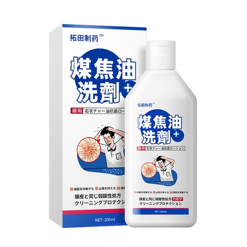 두피각질 샴푸 머리두피가려움 딥 클렌징 콜타르 샴푸, 200ml, 1개