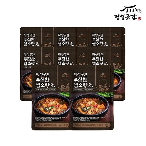 정성곳간 푸짐한 염소탕 元 700g 8팩, 상세 설명 참조