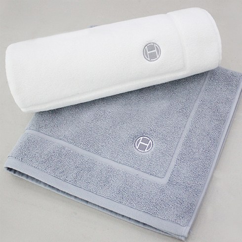 송월타월 호텔컬렉션 클래식 발매트68, 연회색