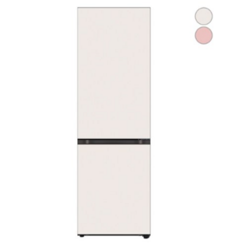 [색상선택형]LG 모던엣지 냉장고 오브제컬렉션 글라스 344L Q342AAA133, 베이지, 베이지, Q342GBB133S