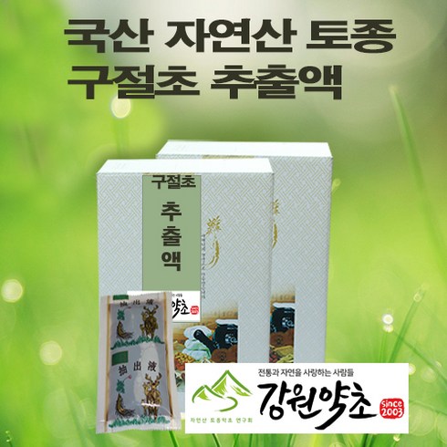 구절초 - (강원약초) 자연산 구절초 추출물 구절초즙 100ml 60봉 산에서 채취한 국산 야생 구절초 95% 대추 감초 5% 사용, 60개