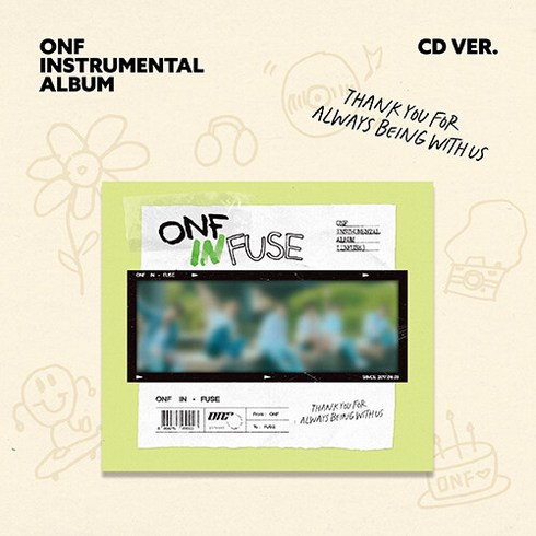 온앤오프앨범 - 온앤오프 - ONF INSTRUMENTAL ALBUM [INFUSE] CD ver