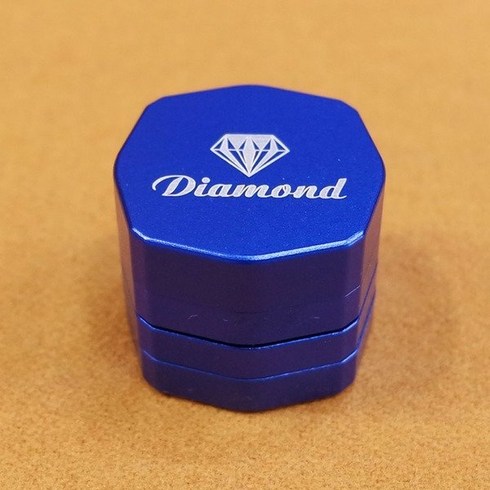 다이아몬드 메탈쵸크케이스 블루 / 당구쵸크케이스 고리나쵸크 블루다이아몬드쵸크 쿠드롱쵸크 산체스쵸크 명품쵸크, 1개
