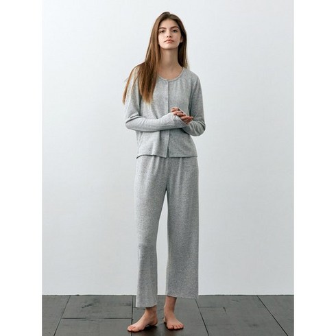 비올레 니트 가디건 여성 잠옷 세트 파자마 홈웨어