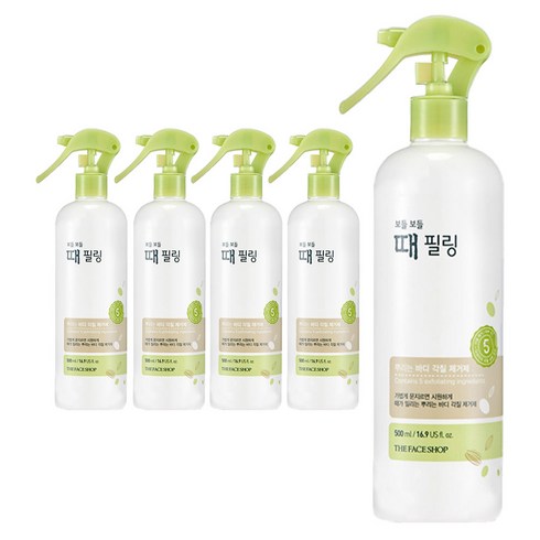 더페이스샵 보들보들 때필링 500ml (대용량) 5개