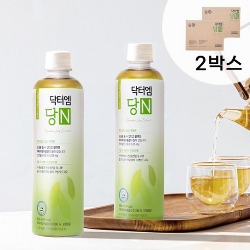 닥터엠 당N 500ml 2박스 바나바잎추출물 차 음료 기능성표시식품, 40개