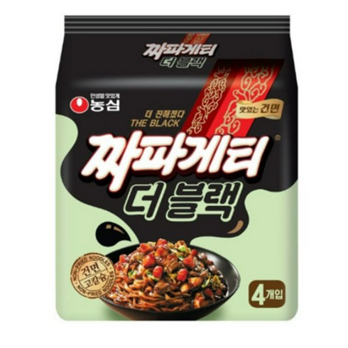 짜파게티 더 블랙 116g, 16개