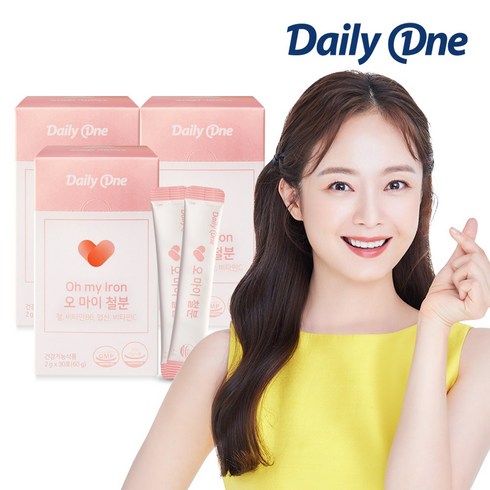데일리원 오 마이 철분 30p, 60g, 3개