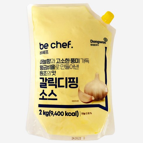 동원갈릭디핑소스 - 동원 갈릭디핑소스 2kg, 1개