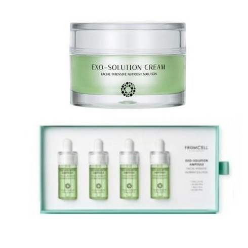 (당일출고) 프롬셀 엑소 솔루션 앰플세트 & 주름관리 크림, 크림50ml