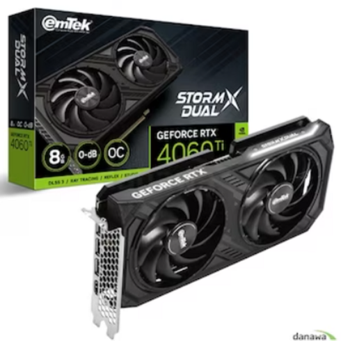이엠텍 이엠텍 지포스 RTX 4060 Ti STORM X Dual OC D6 8GB