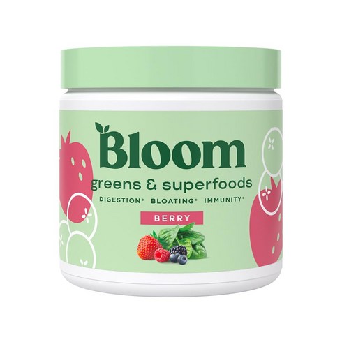 Bloom Nutrition Green Superfood 블룸뉴트리션 그린수퍼푸드 베리 30인분, 1개, 30개