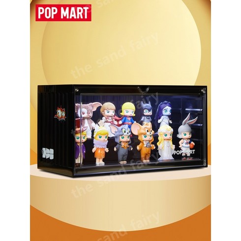 POPMART 몰리 X 워너브라더스 100주년 루미너스 컨테이너, 블랙