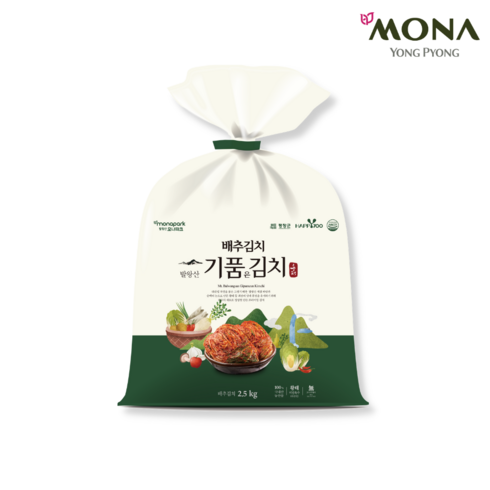 모나용평 - 모나용평 발왕산 기품은김치 배추김치, 1개, 5kg