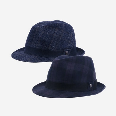 닥스(시즌잡화) [닥스모자] 체크 중절모 DK37MVA002