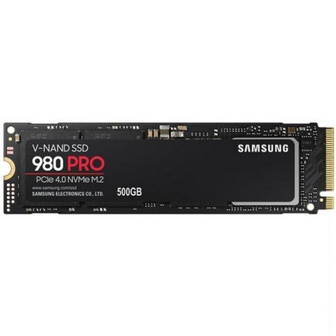 2023년 가성비 최고 ssd - 삼성전자 980 PRO PCle 4.0 NVMe M.2 SSD, MZ-V8P500BW, 500GB