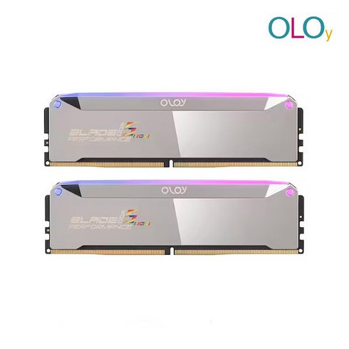 OLOY_DDR5 32GB(2*16) 6000MHz C32 UDIMM Blade-RGB Platinum 하이닉스 A다이 BRP_32GB_C32_6000MHz