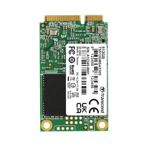 [Transcend] MSA230S mSATA SSD 512GB TLC